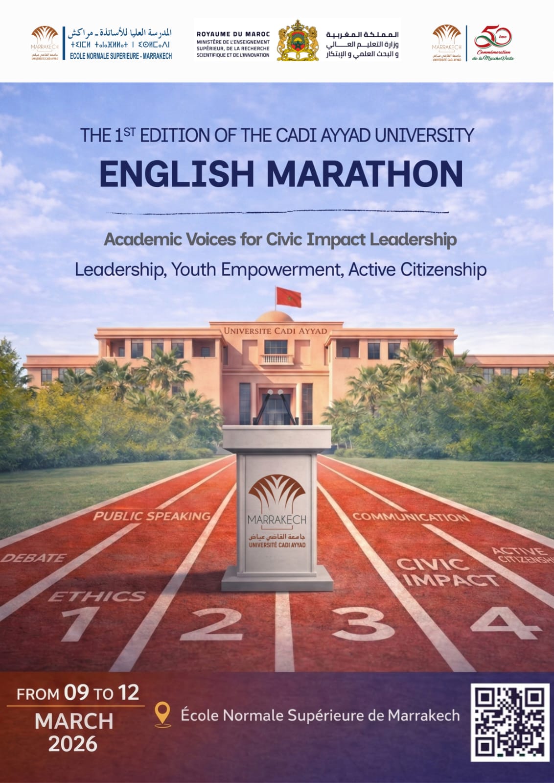 1ʳᵉ édition de l’English Marathon de l’Université Cadi Ayyad