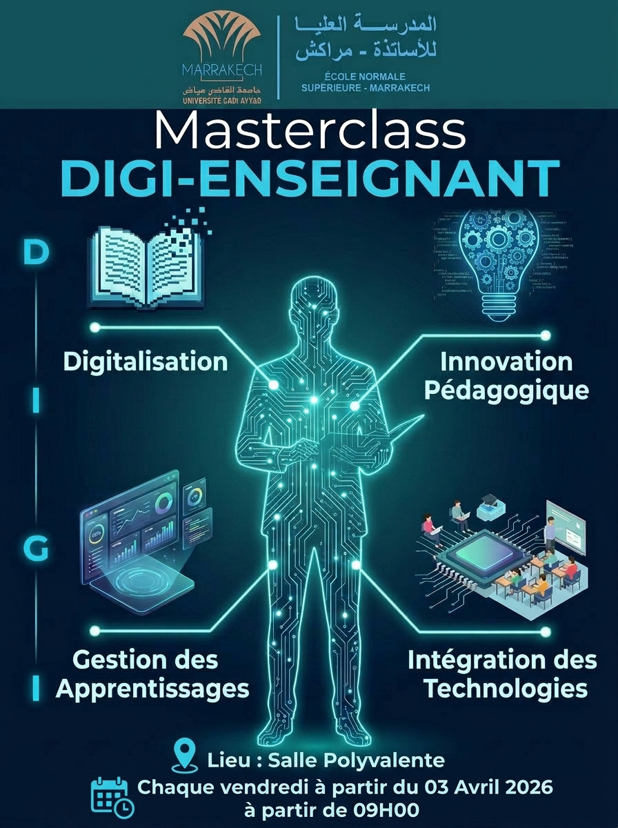 Masterclass DIGI-ENSEIGNANT : À partir du 03 Avril 2026