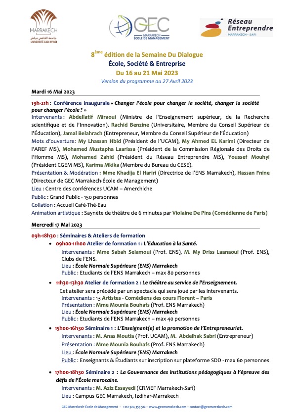 Semaine du dialogue
