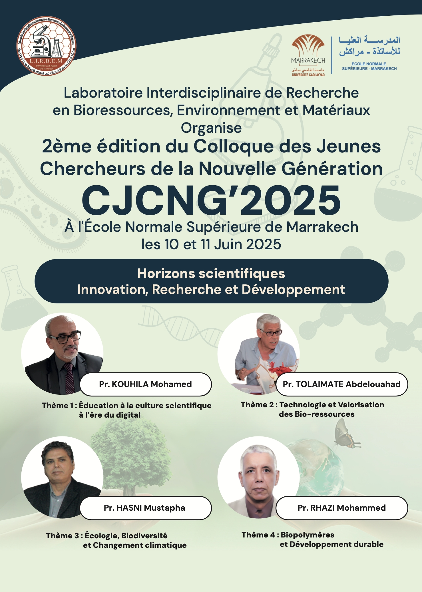 2ème édition du Colloque des Jeunes Chercheurs de la Nouvelle Génération