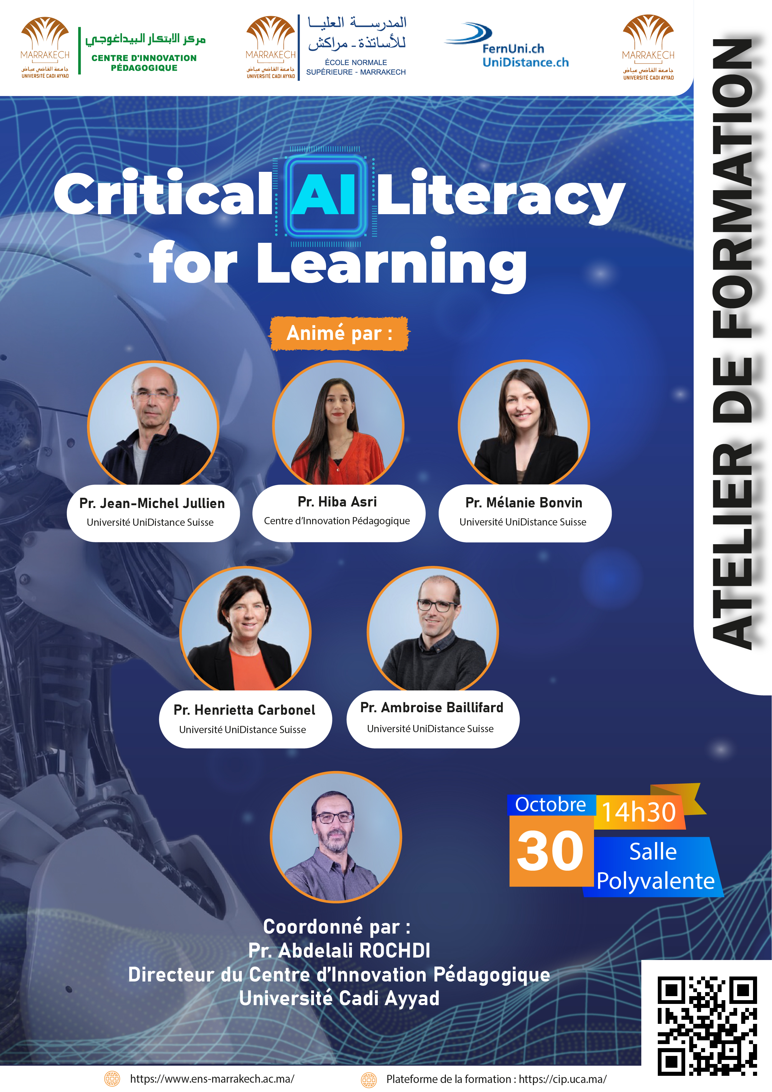 Atelier de formation – Critical AI Literacy for Learning.