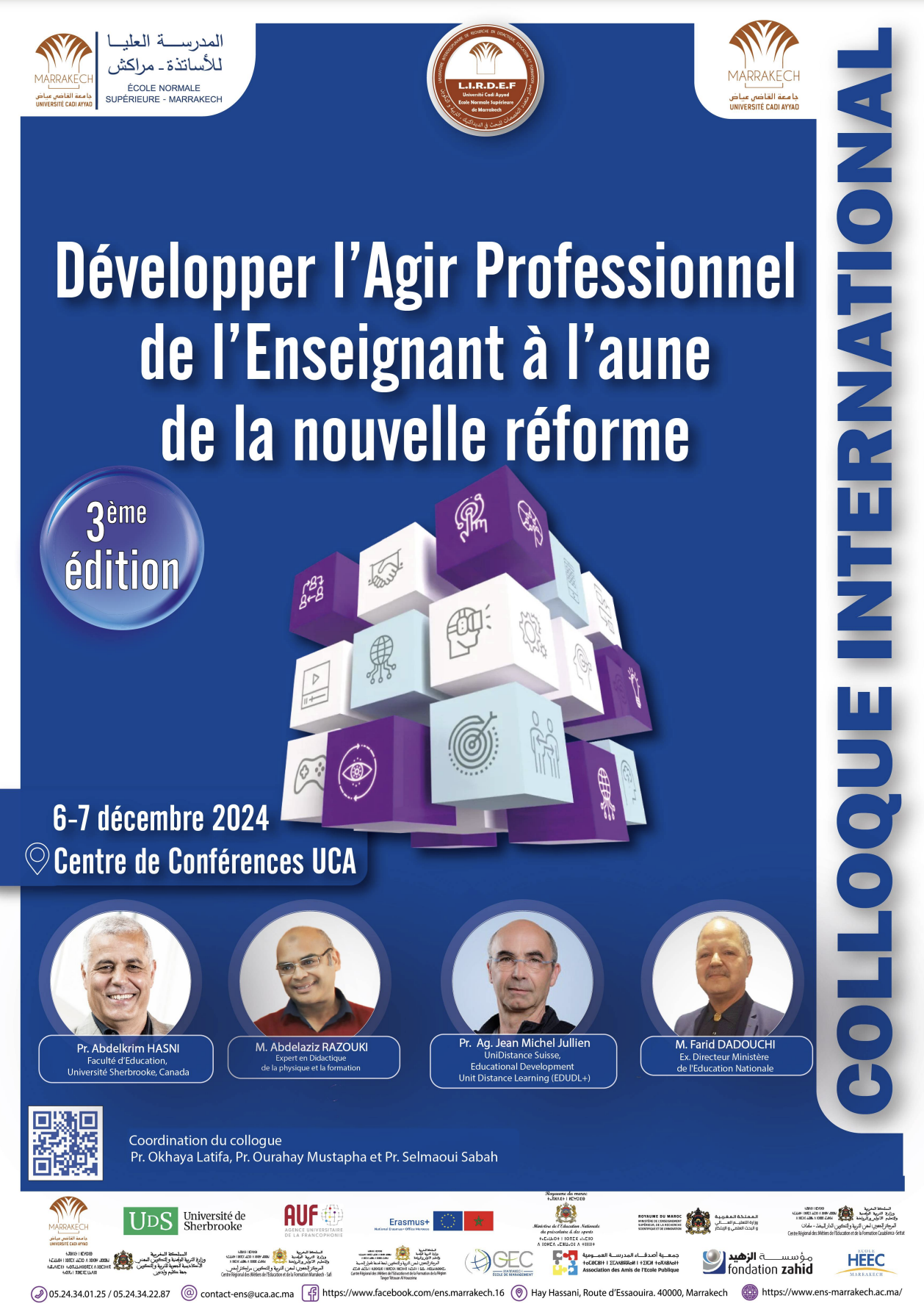 Développer l'AGIR Professionnel de l'Enseignant à l'aune de la nouvelle réforme les 06 et 07 decembre 2024